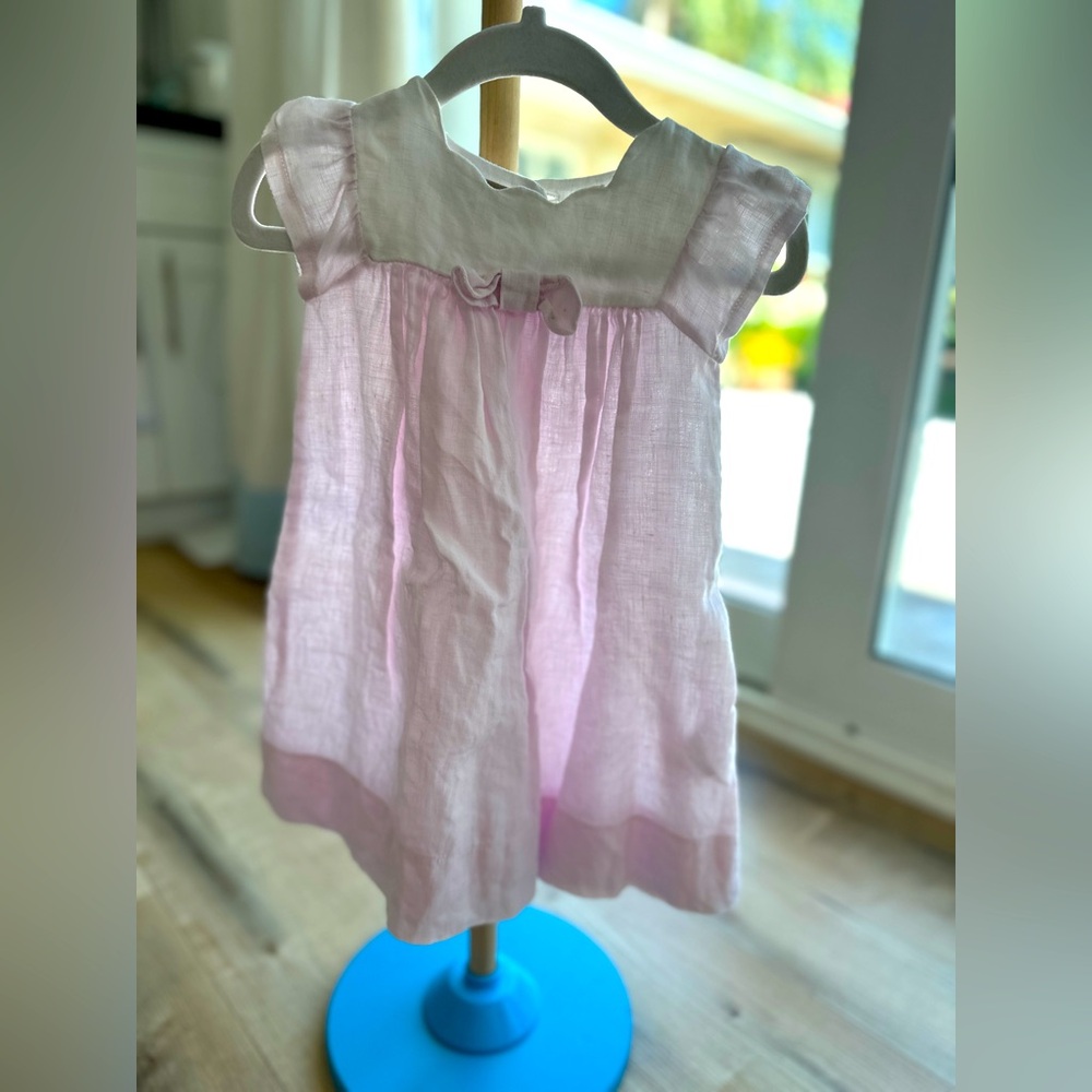 La Stupenderia Italian linen dress size 9 months